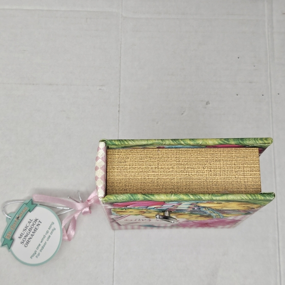 New Mr. Cottontail Chicks Musical Songbook Ornament Happy Easter Vintage Style - Picture 6 of 9